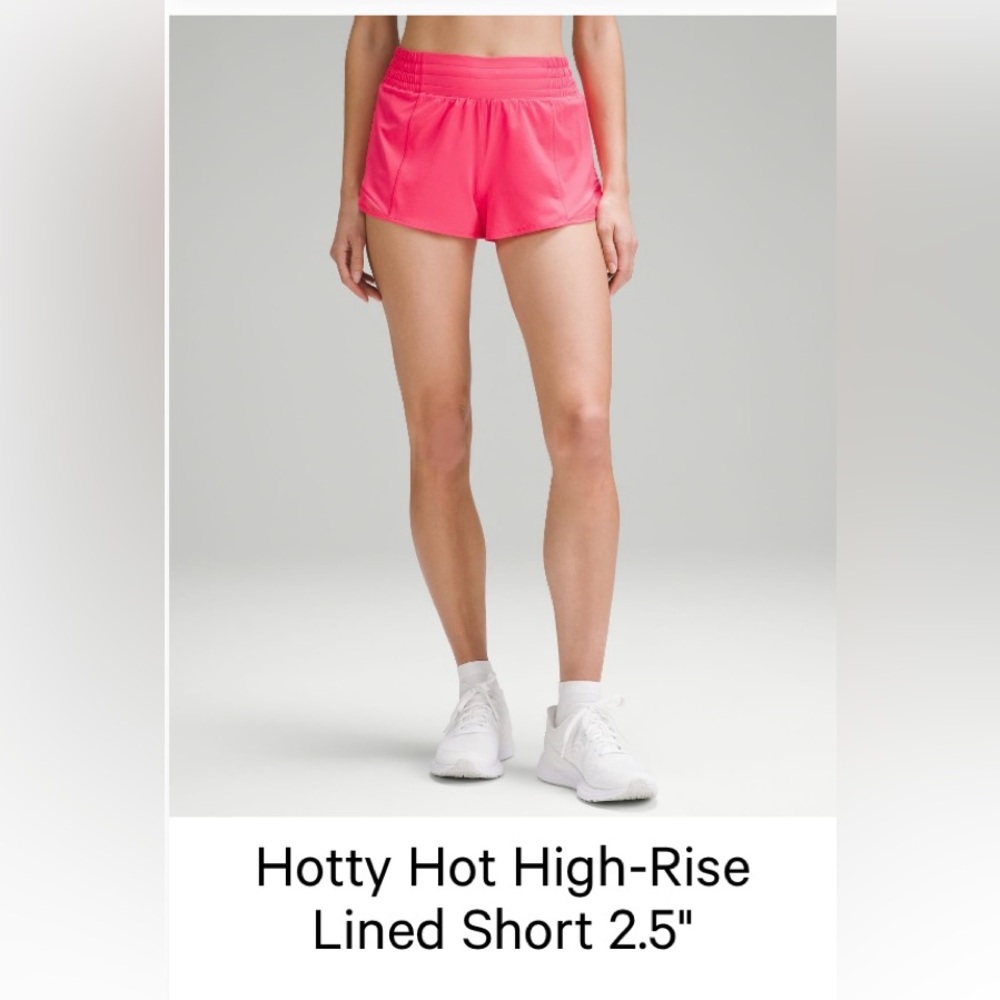 Lululemon Hotty Hot High-Rise Lined
Short 2.5"
Lip Gloss
Size 8